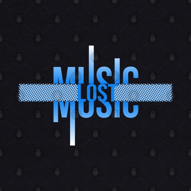 Ice Blue Lost in Music design by colouredwolfe11